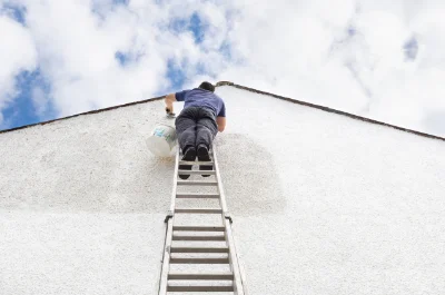 Peinture extérieure au Breil-sur-Mérize — façades et ravalement